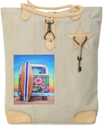 VW Summer Loving Canvas Tote