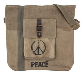 Peace Sign Tent Crossbody