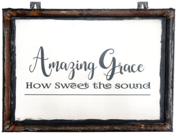 Screen Print Art Amazing Grace
