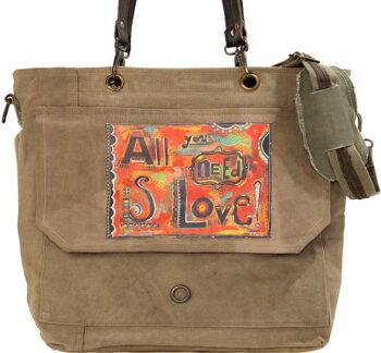All You Need Is Love Crossbody/Messenger Bag