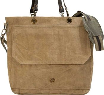 Recycled Military Tent Crossbody/Messenger Bag