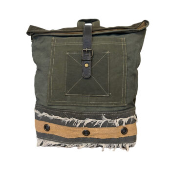 Recycled Military Tent Backpack