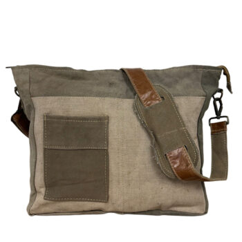 Unisex Recycled Military Tent Crossbody