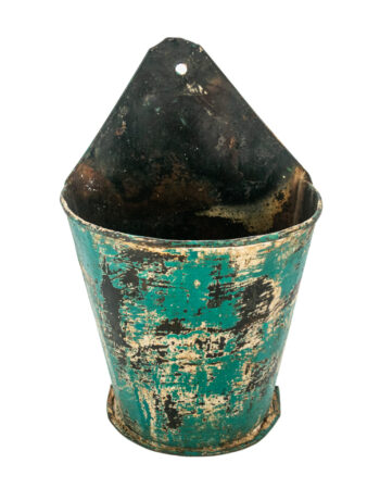 Bucket Wall Planter - Blue