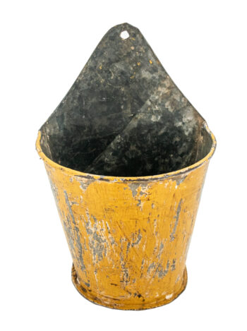 Bucket Wall Planter - Mustard