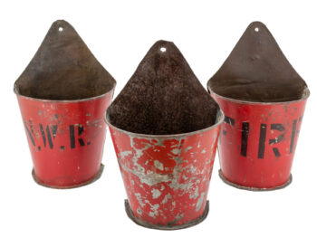 Bucket Wall Planter - Red
