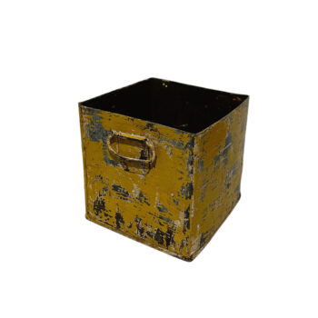 Ice Mould Planter - Mustard